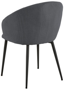 Scaun dining Daniella, Gri, 80x62x57 cm - Img 4