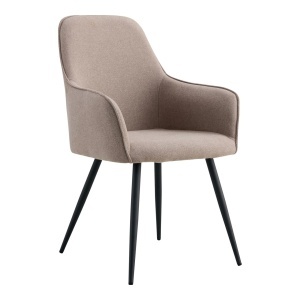 Scaun dining Harbo, Gri, 65x57x87 cm - Img 2