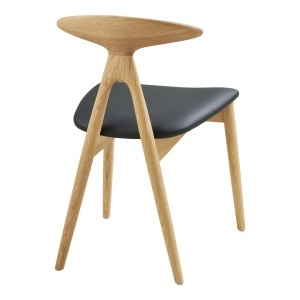 Scaun dining Lanuza, Natural, 51x48x77 cm - Img 2