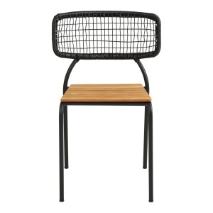 Scaun dining Nashville, Natural, 55x53x83 cm - Img 4