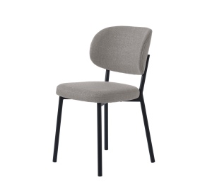 Scaun FOWLER, Gri deschis, 56x81x46 cm