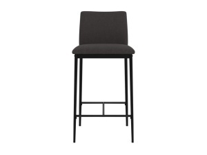 Scaun inalt Demina, Gri, 90.5x41x48.5 cm - Img 3