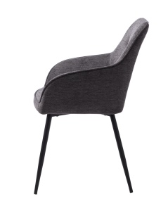 Scaun NOLAN V1, Gri inchis, 60x84x58 cm - Img 2