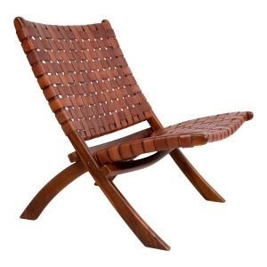 Scaun pliant tapitat Perugia, Maro, 74x66x73 cm