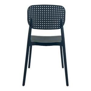 Scaun stivuibil, Regande, Pako, Negru 42x49.5x82 cm - Img 5