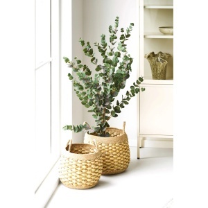 Set 2 piese Cosuri decorative Strahan, Natural, 38.5x38.5x30 cm - Img 2
