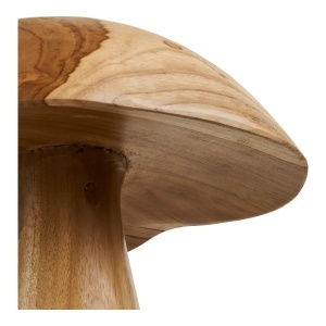 Set 2 piese Decoratiuni tip ciuperci Kodi, Natural, 35x35x35 cm - Img 2