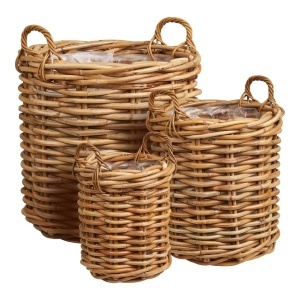 Set 3 piese Cosuri Burton, Natural, 62x62x53 cm - Img 4
