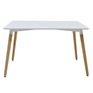 Set masa si scaune dining, 5 buc, Julita Natali, Gri, 120x80x76 cm - Img 5