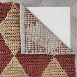 Szőnyeg, Flair Rugs Effie Diamond, juta, terrakotta, 120x170 cm - Img 4