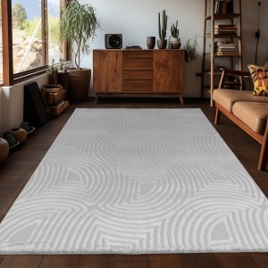 Szőnyeg, Sahara V3, ezüst, 80 x 150cm