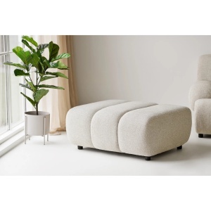 Taburet modular Taza, Bej, 84x89x40 cm