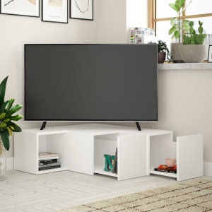 TV-szekrény, Compact, Fehér - Img 2