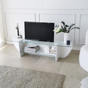 TV-szekrény, Lily, fehér - Img 2