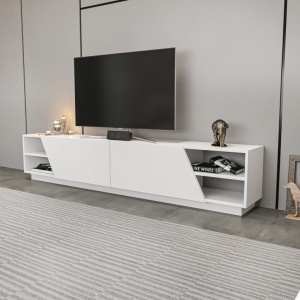 TV-szekrény, Rhodes, Fehér - Img 2