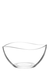 Üveg tál szett, LV, átlátszó, 12x12x6 cm, 6 db-os - Img 3