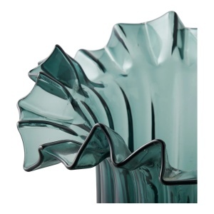 Vaza decorativa, Verde inchis , 25x25x30 cm