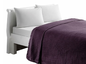 Ágytakaró, Maya, bordó, 160x220 cm