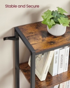 Biblioteca Barnet, Maro rustic, 102x24x175.2 cm - Img 4