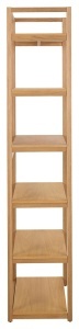 Biblioteca Ludza, Natural, 199.3x80x40 cm - Img 5
