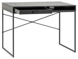 Birou Seaford, Negru, 75x110x45 cm - Img 5