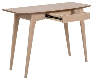 Birou Woodstock, Alb, 74x105x45 cm - Img 5
