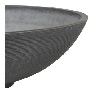Bol decorativ Fleuriste, Gri, 60x60x16.5 cm