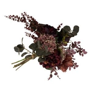 Buchet decorativ artificial Velvet, Multicolor, 30x26x60 cm - Img 5