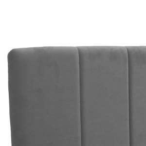 Cadru de pat Doulia, Antracit, 211x108x88 cm - Img 5