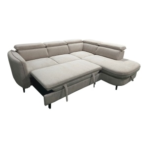 Coltar stanga extensibil Napia, Bej, 210x249x98 cm - Img 2