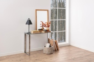 Consola Katrine, Transparent, 76x110x40 cm