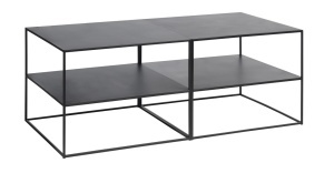 Consola PEBBLE, Negru, 65x50x65 cm - Img 3