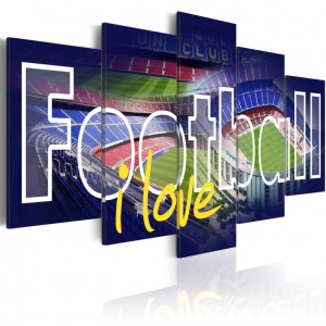 Festmény Football My Love, 200x100 cm - Img 1
