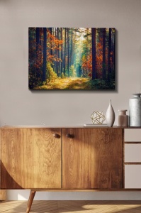 Festmény Kanvas, sokszínű, 50x70x3 cm