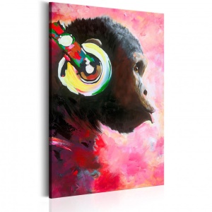 Festmény Monkey Music, 40x60 cm