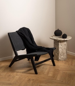 Fotoliu Carson, Negru, 72x64x79 cm