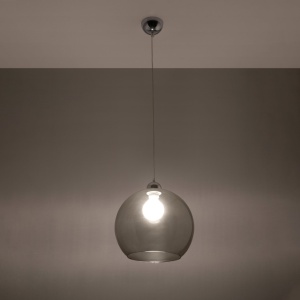 Függőlámpa, Ball, grafit, 30x30x120 cm - Img 3