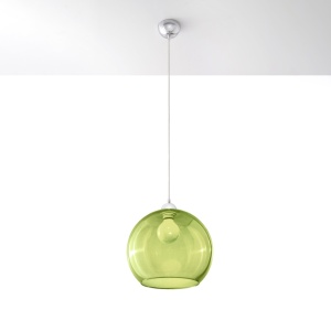 Függőlámpa, Ball, zöld, 30x30x120 cm - Img 2