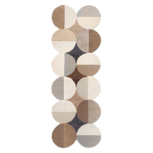 Futószőnyeg, Flair Rugs Mia Ellipse, natúr, 80x230 cm - Img 2