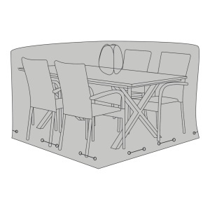 Husa de protectie pentru masa Luxury, Negru, 180x155x95 cm - Img 2