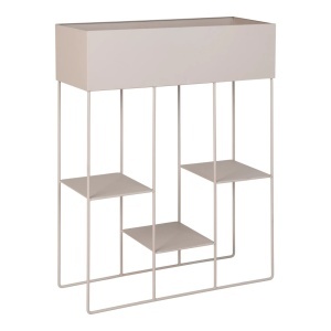 Jardiniera etajata pentru plante Planter, Nisip, 60x25x80 cm - Img 1