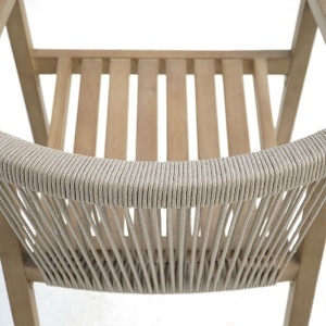 Kerti szék, Malibu II, natúr, 58x63x74 cm - Img 7
