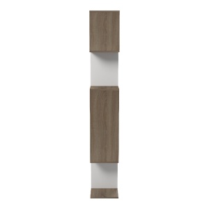 Könyvespolc, Mito, fehér, 25x108.5x161 cm - Img 6