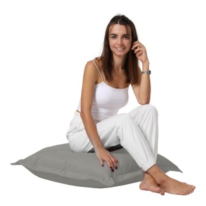 Kültéri párna, Cushion Pouf, Szürke