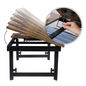 Laptop asztalka Songmics, fekete, 55x35x23 cm - Img 6