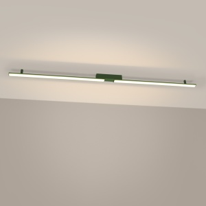 LED-es csillár, Lagom, 3000K, olívazöld, 181x4x7 cm - Img 3