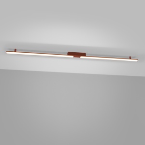 LED-es csillár, Lagom, 4000K, piros, 181x4x7 cm - Img 3