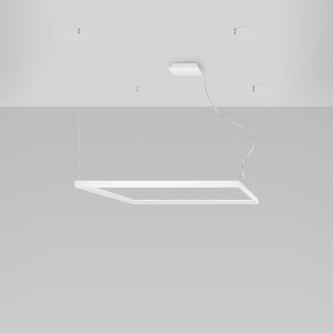 LED-es csillár, Nelya, 3000K, fehér, 110x110x150 cm - Img 2