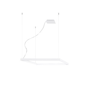 LED-es csillár, Nelya, 3000K, fehér, 80x80x150 cm
