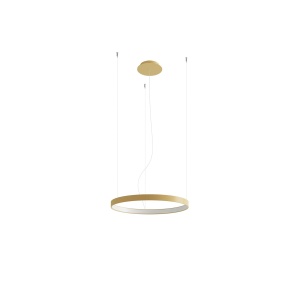 LED-es csillár, Rio, 4000K, arany, 55x55x150 cm